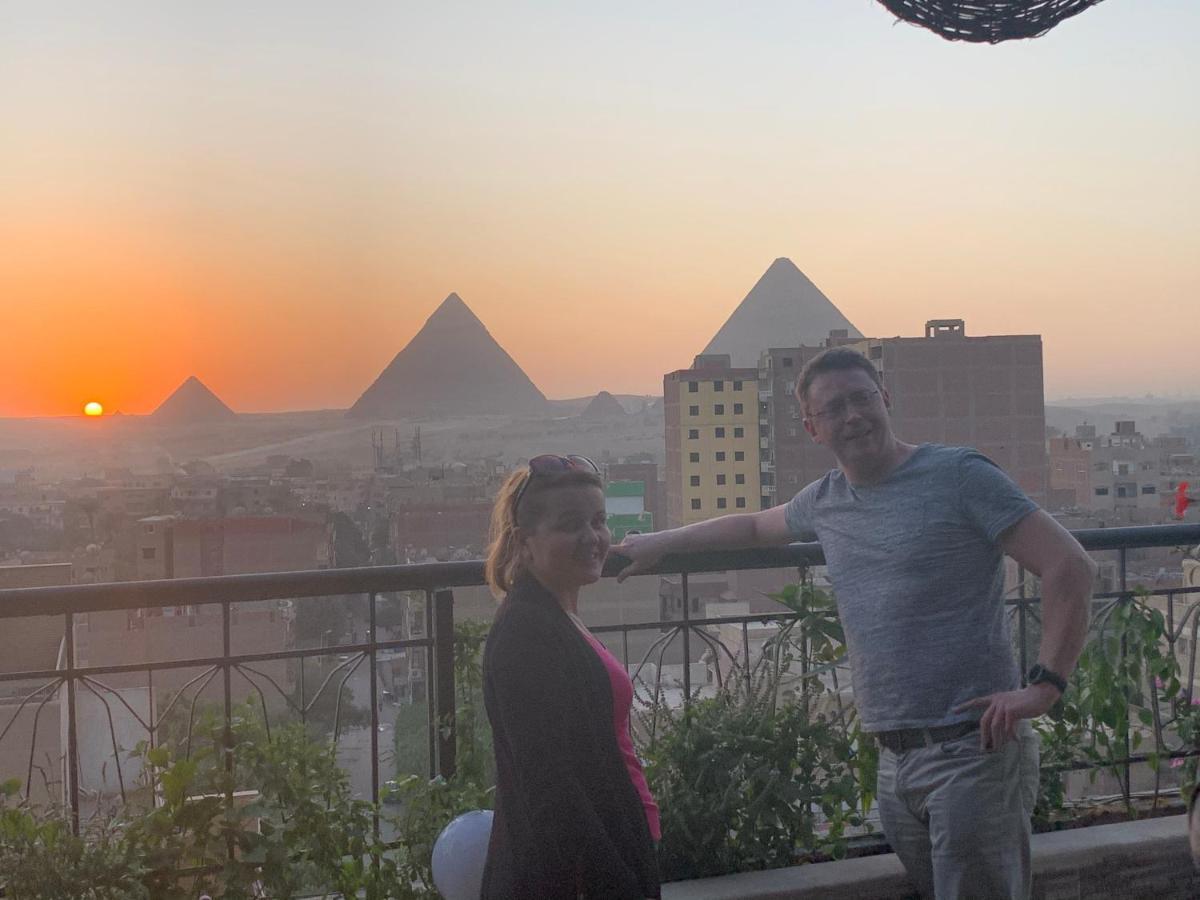 Draz Pyramids View Bed & Breakfast Kafrat al Jabal Ngoại thất bức ảnh